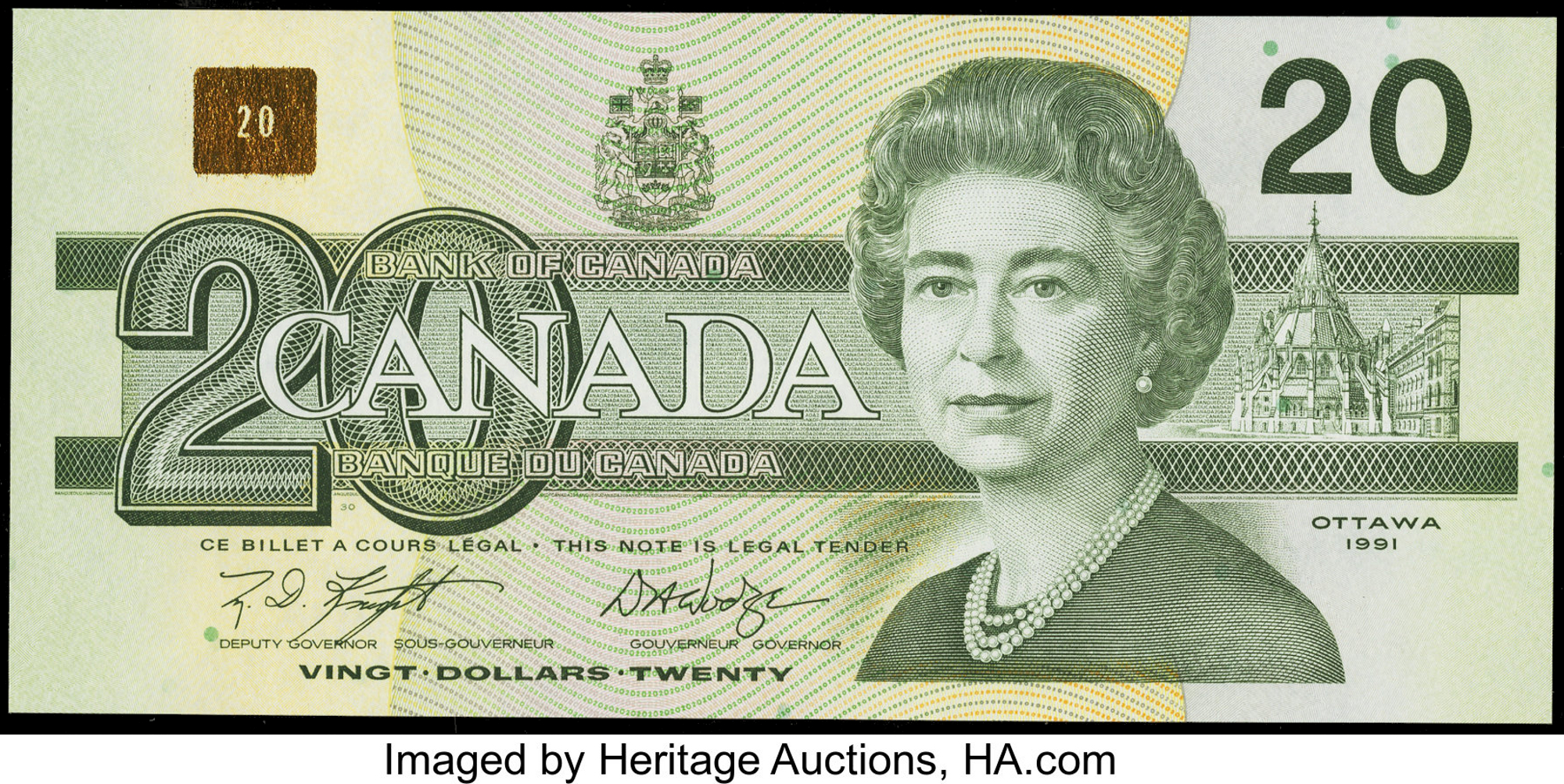1986-1991 Bank of Canada Banknotes