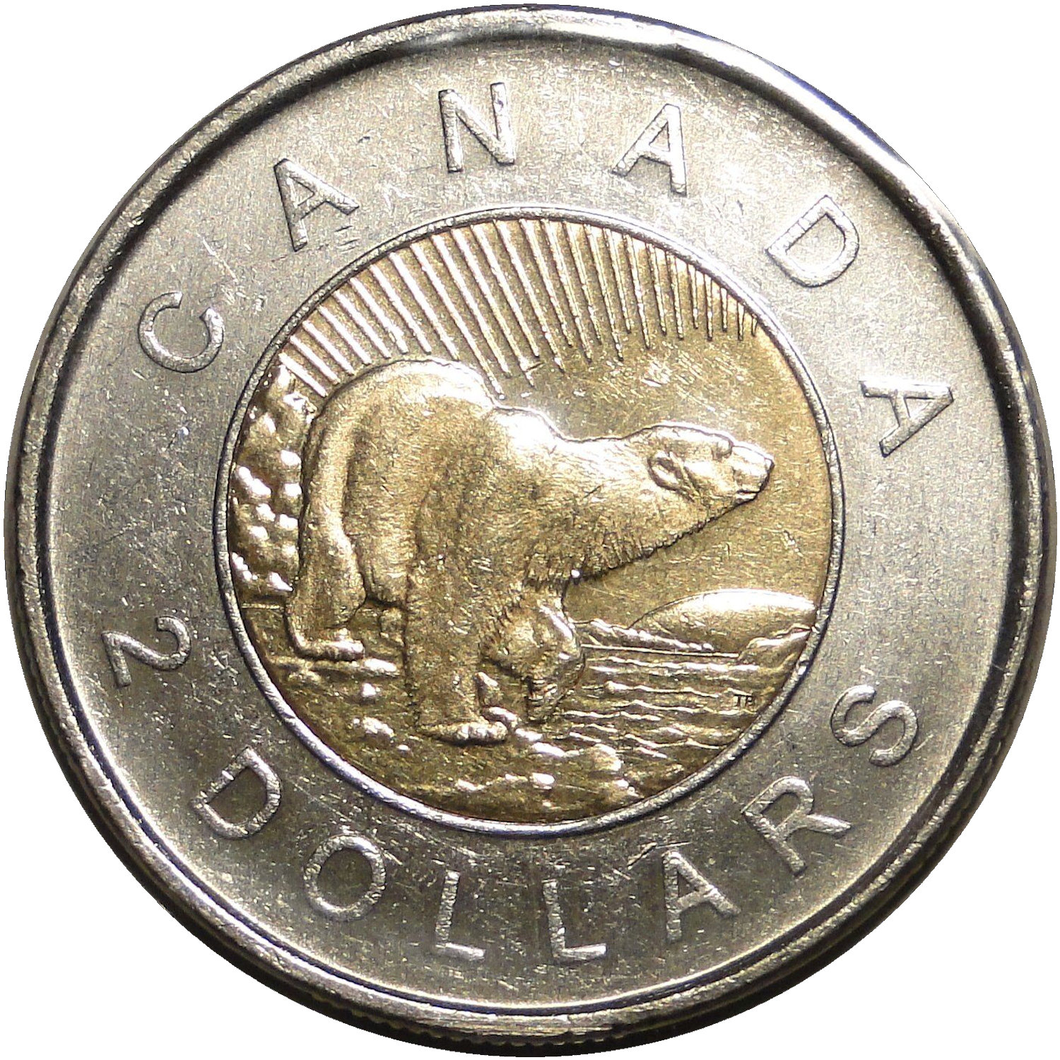 Details about   Canada 2002 Toonie 2$ from a Mint Roll Normal Reverse 