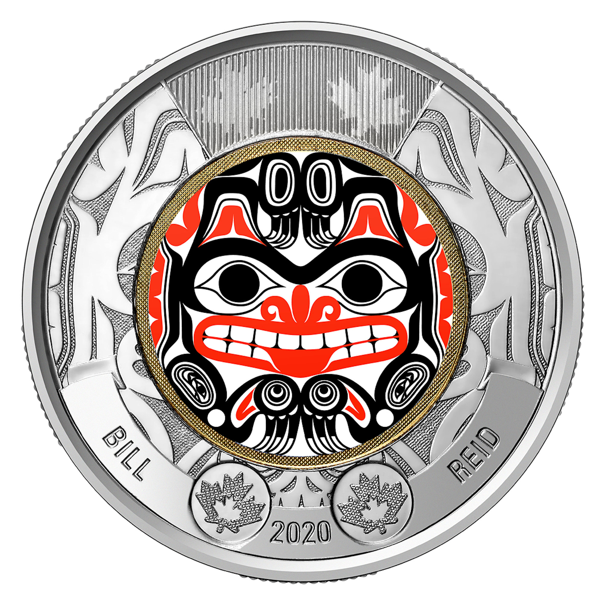 Canada 2000 $2 Coin Bear With Cubs Taking Them To The Path Of Knowledge. 